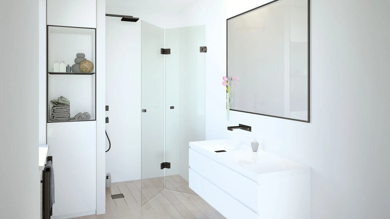 nischedusche-falttüre